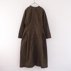 ヤブヤム YABYUM *ノーカラーコーデュロイコート*ジャケット綿コットン