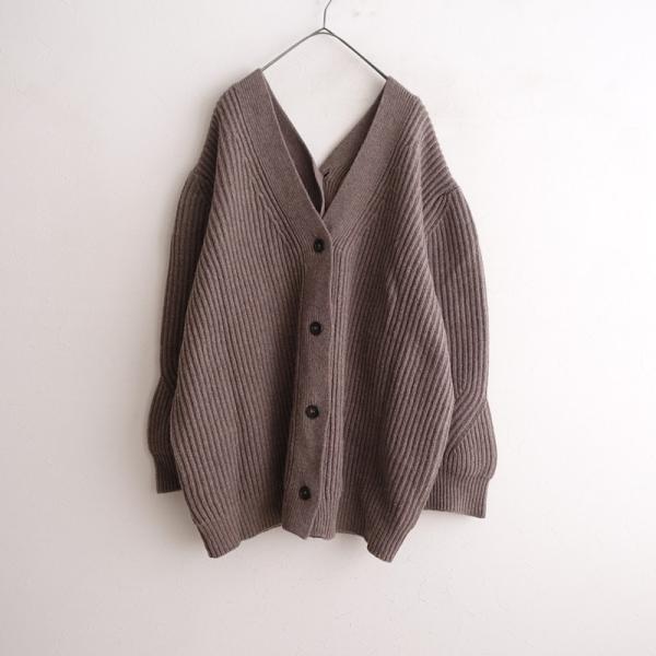 【2024AW/定価6.8万】アトモファクトリー ATOMO FACTORY *RIB CARDIG...