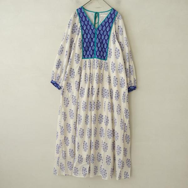 【美品/定価2.7万】ヌキテパ ne Quittez pas *Cotton Voile Ethni...