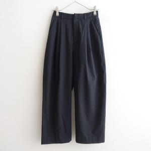 【2026/定価2.0万】イエナ IENA *ウォッシャブルリネンミックスコクーンスラックス*36パンツタックブラック(27-2606-89)【31G62】