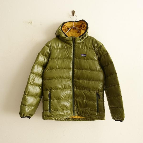 //【キッズ】パタゴニア Patagonia *ダウンセーターフーディー*BOY’S-Lジャンパーフ...