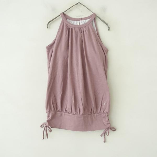 【未使用/定価1.3万】スリア suria *カスケードタンク*Lキャミソールダスティローズヨガウェ...