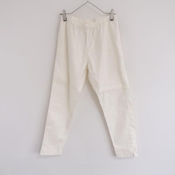 ヴェリテクール Veritecoeur *サブリナストレッチパンツ*2オフホワイトイージーウエストゴ...
