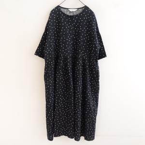 ナチュラルバイスタディオクリップ Natural by Studio Clip *リネンドットプリントシャツワンピース*F水玉(33-2604-249)【50E62】