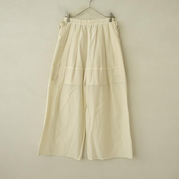 【未使用/定価3.5万】アズイェットアンネイムド AS YET UNNAMED *3タックワイドパン...