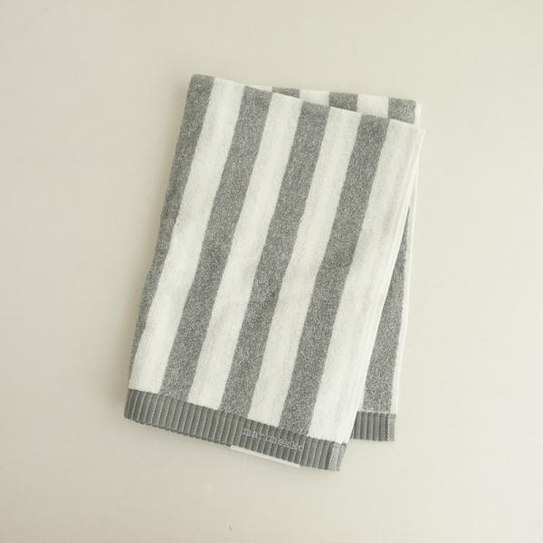 【北欧】未使用/マリメッコ marimekko *KAKSI RAITAA タオル*ホワイトグレース...