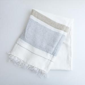 【Envelope取扱/定価2.3万】リベコ LIBECO *バスタオル ベルジャン オイスター*オフホワイトリネン(ac30-2601-145)【52D62】