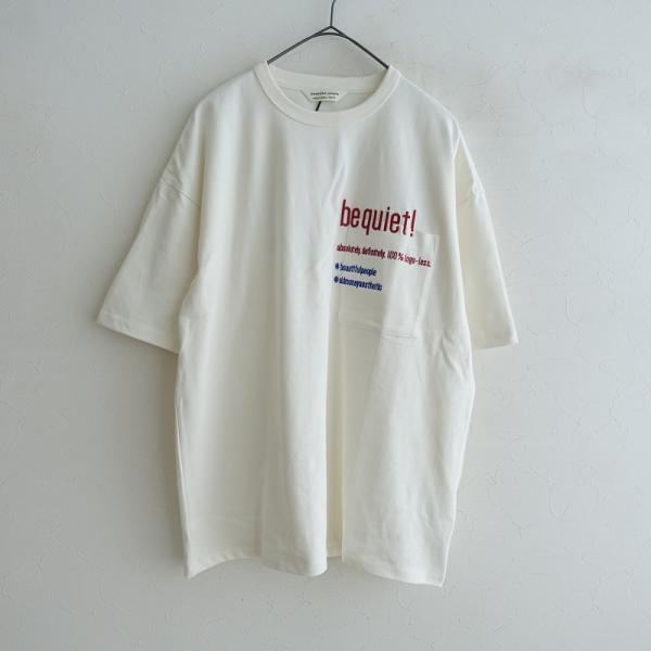 【未使用/定価2.4万】ビューティフルピープル *スビンコンパクトジャージータイポグラフィーTシャツ...