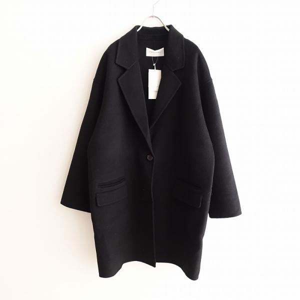 //【定価2.9万】ナエ Na.e *Chester coat チェスターコート*Fウール毛メルトン...