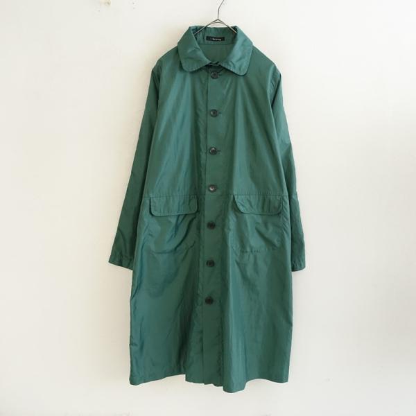 ワイズフォーリビング Y’s for living *ポリエステルタフタライトロングコート*グリーン...