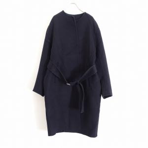 ANAYI（アナイ） 美品 カシミヤ100％ ノーカラーコート ロングコート