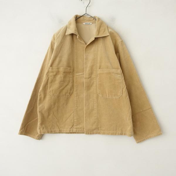 【ユニセックス/定価3.4万】オーラリー AURALEE *Washed Corduroy Shir...