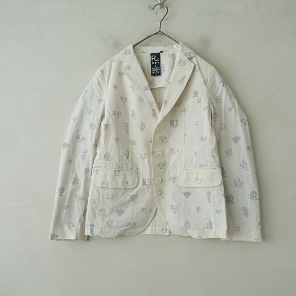 【定価4.9万】オールドマンズテーラー R&amp;D.M.Co- *モノグラムジャケット*S綿プリント生成...