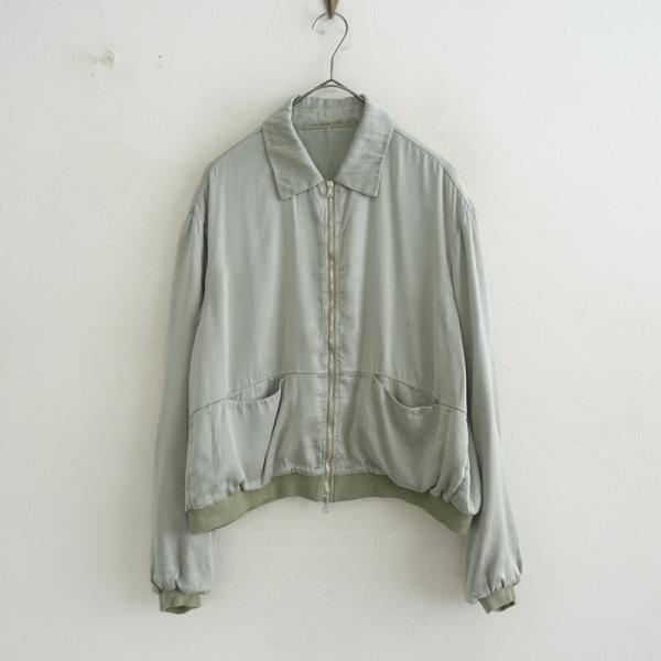 【美品】トランジットパーサッチ TRANSIT PAR-SUCH *シルクコットンジップジャケット*...