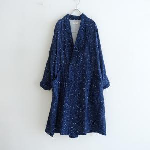 OUTILリネン羽織 OUTIL ウティー *グレンチェックコットンリネン羽織りコート*0