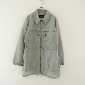 【美品】ズッカ ZUCCA *ナイロンドロストブルゾン*Mジャケットパーカーグリーングレージャンパー(jk33-2308-26)【71H32】｜drop-kaitori