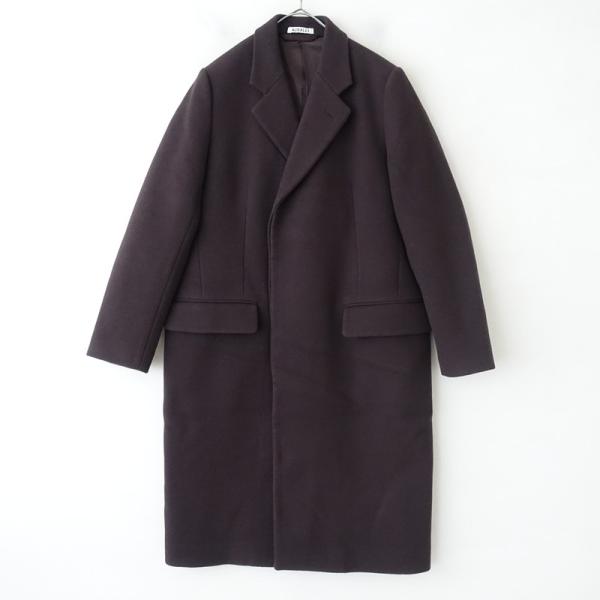 【定価12.1万】オーラリー AURALEE *LIGHT MELTON CHESTERFIELD ...