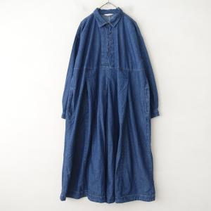 【定価1.4万】ソウルベリー soulberry *私のデニムワンピース me*3L綿インディゴネイビーブルードレス(m25-2602-445)【71C62】