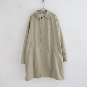 【美品/定価3万】ダントン DANTON *Nylon Tusser Balmacaan Coat*38ベージュステンカラー羽織アウター上着(mjk25-2609-464)【71J62】