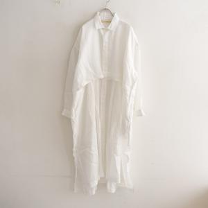 //【定価6.2万】スズキタカユキsuzuki takayuki *shirt coat*1リネン薄...