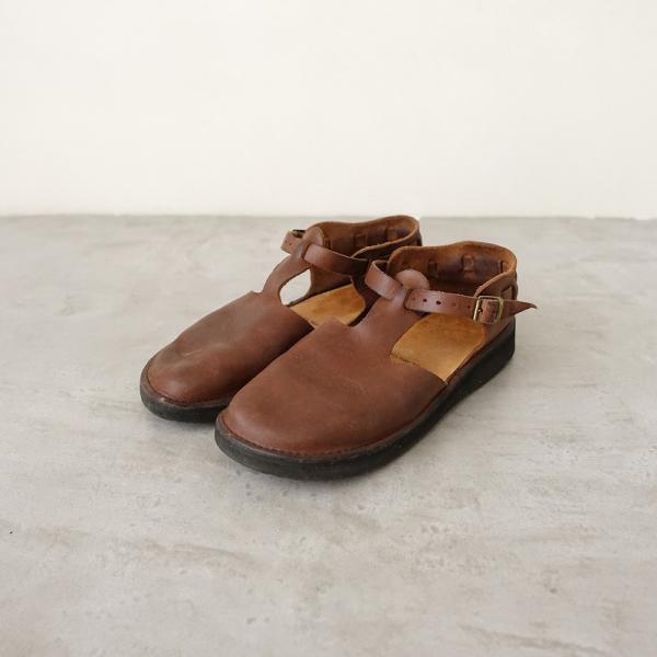 【定価3.3万】オーロラシューズ AURORA SHOES *West Indian Tストラップシ...