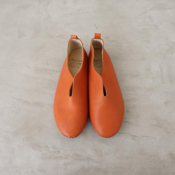 レシピ Recipe * Vカットスリッポン 25*レザー皮革1225(sh10-2512-77)【...