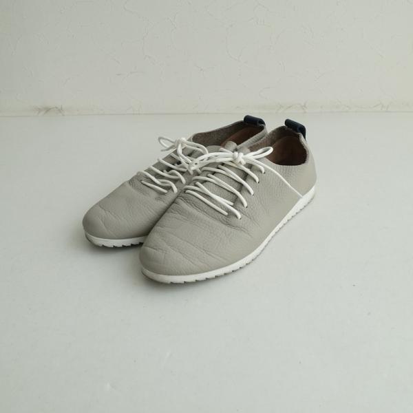 SWAANARLBERG スワンアルバーグ *レースアップシューズ 23.5*レザースニーカーグレー...