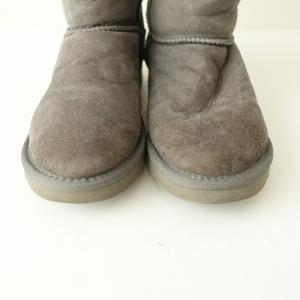 アグ UGG *レザーブーツ 39/25*グレ...の詳細画像1