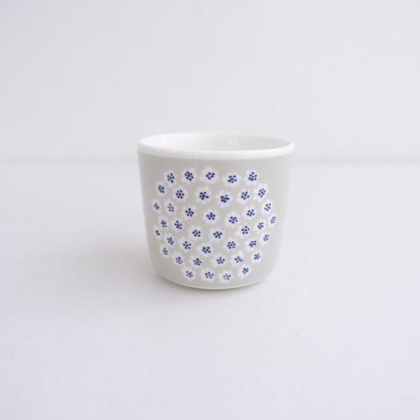【北欧】美品/日本限定色/マリメッコ marimekko *PUKETTI ラテマグ*ライトグレー食...