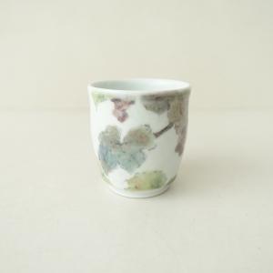 美品】ヨシノヒトシ *色粉引茶碗*食器お椀色絵飯椀【陶器】(wa87-2408