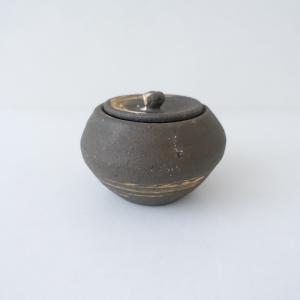 2018年個展作品】辻和美 tsuji kazumi *ガラスプレート オレンジ*陶器