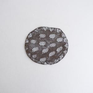 ∵【Y.M】 辻和美 tsuji kazumi 花 ガラス ボウル【中古】【22G32