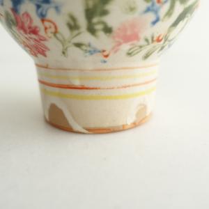 【美品】ヨシノヒトシ *色粉引茶碗*食器お椀色...の詳細画像5