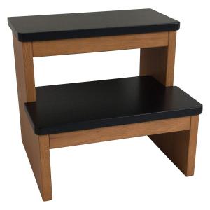 高いところも安全に届きます♪木製踏み台 ２段タイプ