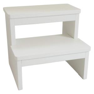 高いところも安全に届きます♪木製踏み台 ２段タイプ