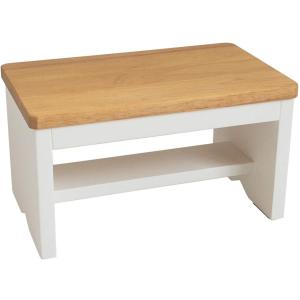 高いところも安全に届きます♪木製踏み台１段タイプステップボードナチュラル＆ホワイト