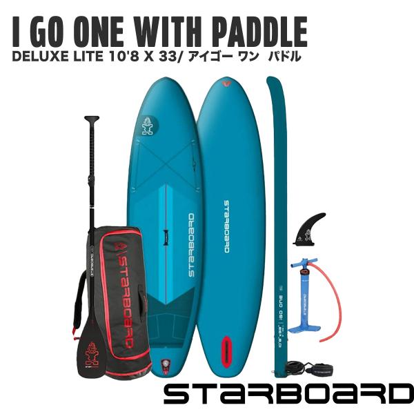【STARBOARD】  I GO ONE WITH PADDLE DELUXE LITE 10'8...
