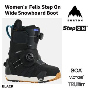 WOMEN’S  FELIX STEP ON　WIDE　SNOWBOARD  BOOTS  ウィメンズ　フェリックス　 ステップ オン ワイド スノーボード　ブーツ　BLACK　6インチ　正規販売店｜drops32