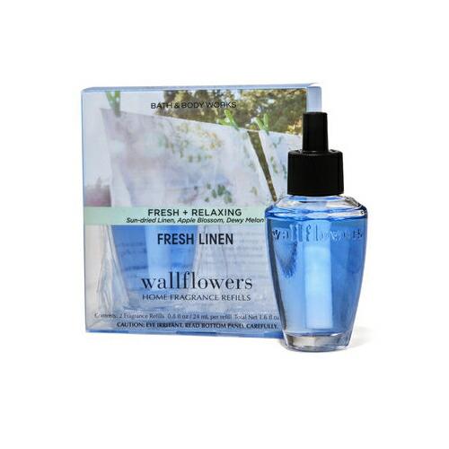 【並行輸入品】Bath&amp;Body Works フレッシュリネン ウォールフラワーレフィル2本セット ...