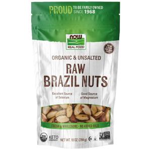 NOW　Organic Brazil Nuts, Raw, unsalted 10oz / ナウ　オ...