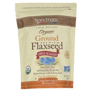 Spectrum Organic Ground Flaxseed -- 14 oz / スペクトラム オーガニック グラウンド フラックスシード 粉状 亜麻仁 オメガ3 396g｜drplus