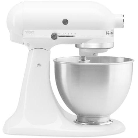 【並行輸入品】キッチンエイド 4.3L スタンドミキサー ホワイト/シルバー KitchenAid ...