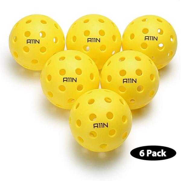 【並行輸入品】ピックルボール6個 A11N SPORTS プレミアム40個穴