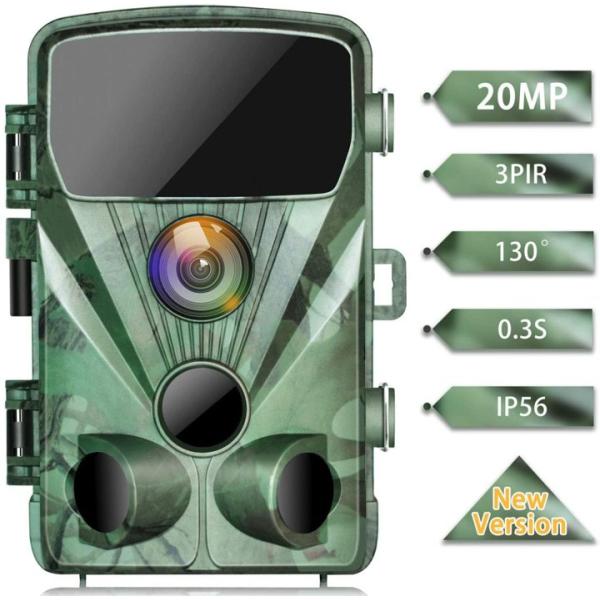 【並行輸入品】トレイルカメラ TOGUARD 20MP 1080P ナイトビジョン付き