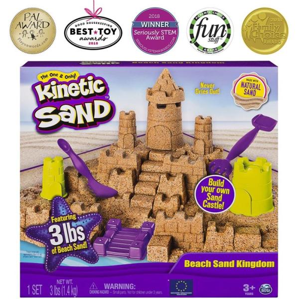 【並行輸入品】キネティックサンドKinetic Sand 砂のお城プレイセット 6044142 砂遊...