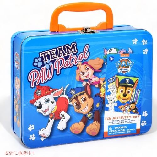 パウパトロール カラーリング＆アクティビティセット PAW Patrol ティンボックス