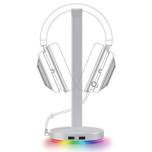 【並行輸入品】レーザー Razer ベースステーション V2 クロマ ヘッドフォンスタンド USB ...