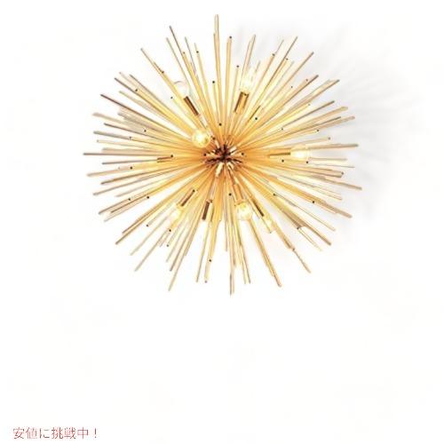 【並行輸入品】豪華 ゴールデンスプートニクシャンデリア 58cm径 アメリカ輸入照明 アメリカ家具