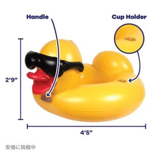 【並行輸入品】あひる浮き輪 巨大アヒル ライド...の詳細画像2