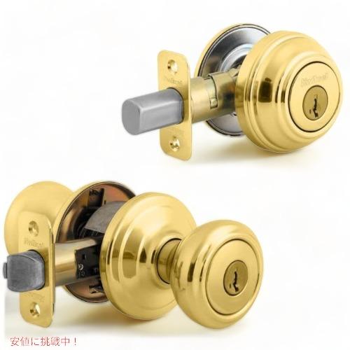 【並行輸入品】クイックセット キャメロン 鍵付きエントリードアノブ＆シングルシリンダーデッドボルト ...